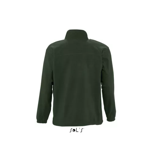 Uniszex kabát SOL S SO55000 Sol S north Men - Zipped Fleece Jacket -M, Fir Green