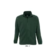 Uniszex kabát SOL S SO55000 Sol S north Men - Zipped Fleece Jacket -XL, Fir Green