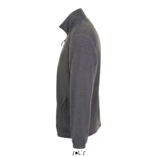 Uniszex kabát SOL S SO55000 Sol S north Men - Zipped Fleece Jacket -M, Grey Melange