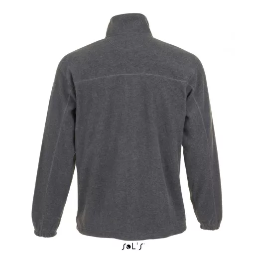 Uniszex kabát SOL S SO55000 Sol S north Men - Zipped Fleece Jacket -XS, Grey Melange