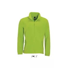 Uniszex kabát SOL S SO55000 Sol S north Men - Zipped Fleece Jacket -3XL, Lime