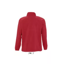 Uniszex kabát SOL S SO55000 Sol S north Men - Zipped Fleece Jacket -XL, Red