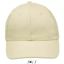 Uniszex sapka SOL S SO88100 Sol S Buffalo - Six panel Cap -Egy méret, Beige
