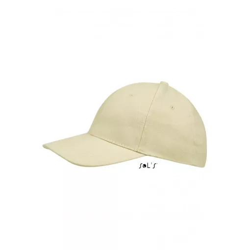 Uniszex sapka SOL S SO88100 Sol S Buffalo - Six panel Cap -Egy méret, Beige