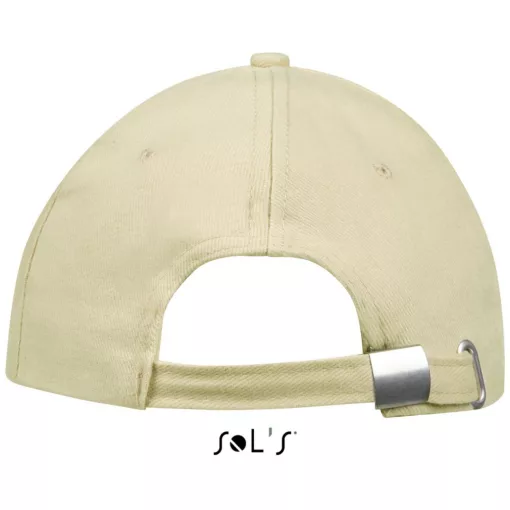 Uniszex sapka SOL S SO88100 Sol S Buffalo - Six panel Cap -Egy méret, Beige