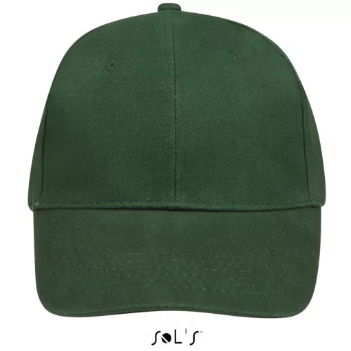 Uniszex sapka SOL S SO88100 Sol S Buffalo - Six panel Cap -Egy méret, Bottle Green