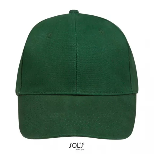 Uniszex sapka SOL S SO88100 Sol S Buffalo - Six panel Cap -Egy méret, Bottle Green