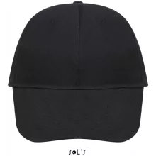 Uniszex sapka SOL S SO88100 Sol S Buffalo - Six panel Cap -Egy méret, Black