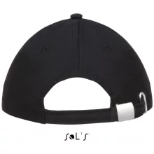 Uniszex sapka SOL S SO88100 Sol S Buffalo - Six panel Cap -Egy méret, Black