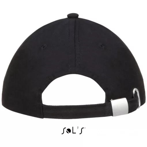 Uniszex sapka SOL S SO88100 Sol S Buffalo - Six panel Cap -Egy méret, Black