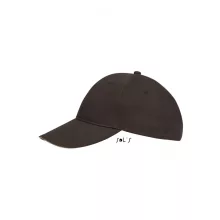 Uniszex sapka SOL S SO88100 Sol S Buffalo - Six panel Cap -Egy méret, Chocolate/Beige