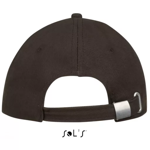 Uniszex sapka SOL S SO88100 Sol S Buffalo - Six panel Cap -Egy méret, Chocolate/Beige