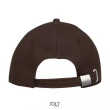 Uniszex sapka SOL S SO88100 Sol S Buffalo - Six panel Cap -Egy méret, Chocolate/Beige