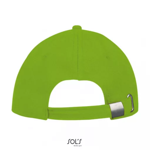 Uniszex sapka SOL S SO88100 Sol S Buffalo - Six panel Cap -Egy méret, Lime