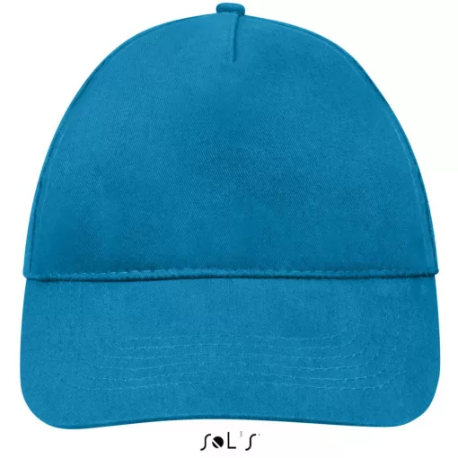 Uniszex sapka SOL S SO88110 Sol S Sunny - Five panel Cap -Egy méret, Aqua
