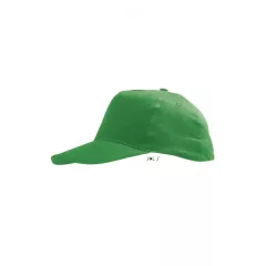 Gyerek sapka SOL S SO88111 Sol S Sunny Kids - Five panels Cap -Egy méret, Kelly Green