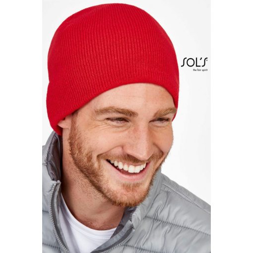 Uniszex sapka SOL S SO88122 Sol S Bronx - Acrylic Hat -Egy méret, Dark Grey