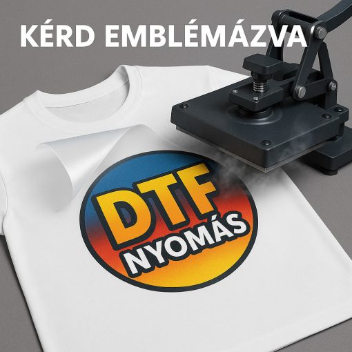 DTF nyomás, logózás, feliratozás, emblémázás a termékekre