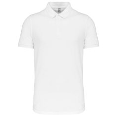 Férfi galléros póló Designed To Work WK225 Men S Short Sleeve Stud polo Shirt -XS, Whi