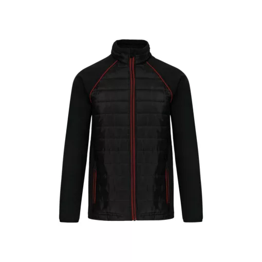 Uniszex kabát Designed To Work WK6147 Dual-Fabric Daytoday Jacket -3XL, Black/Red