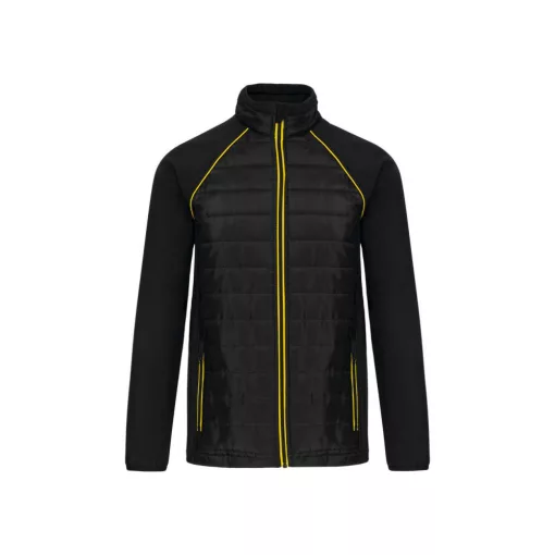 Uniszex kabát Designed To Work WK6147 Dual-Fabric Daytoday Jacket -4XL, Black/Yellow