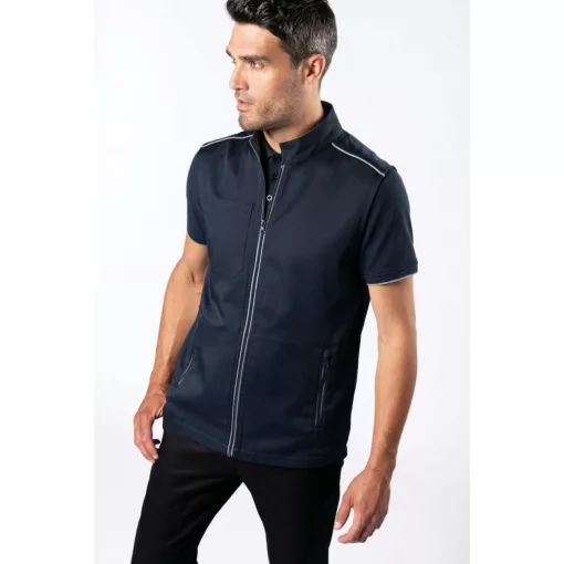 Uniszex mellény Designed To Work WK6148 Men S Daytoday Gilet -3XL, Navy/Silver