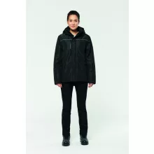 Uniszex kabát Designed To Work WK650 Hooded performance parka -L, Black