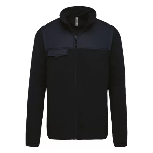 Uniszex kabát Designed To Work WK9105 Fleece Jacket With Removable Sleeves -3XL, Navy