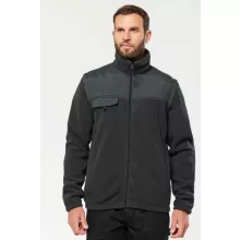 Uniszex kabát Designed To Work WK9105 Fleece Jacket With Removable Sleeves -4XL, Royal