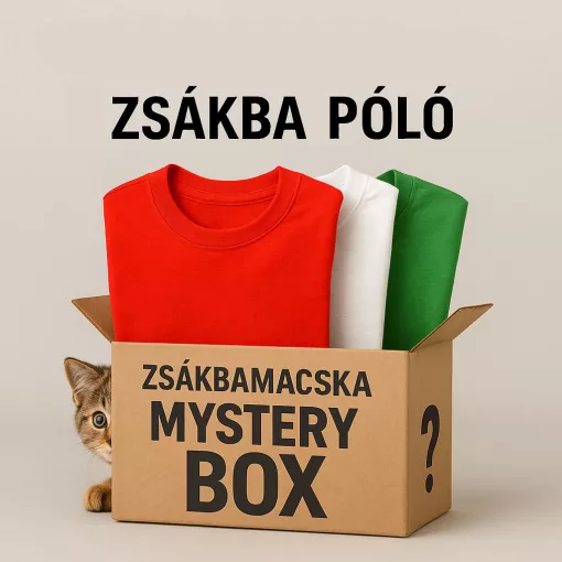 Zsákba póló Mystery Box zsákbamacska -XL méret