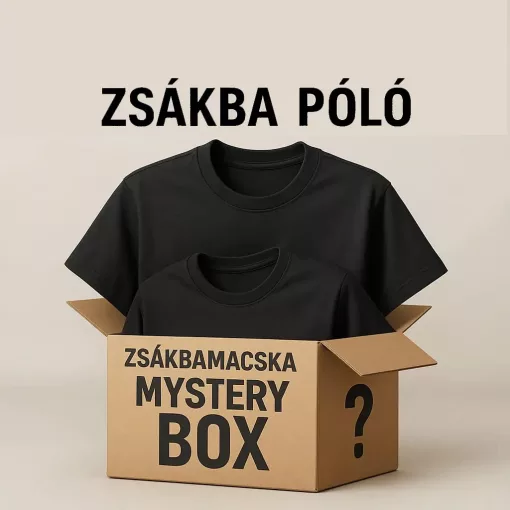 Zsákba póló Mystery Box zsákbamacska -L méret