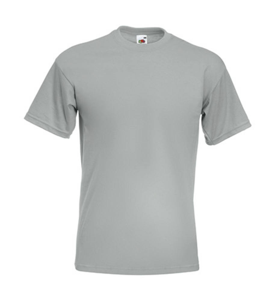 Uniszex póló Rövid ujjú Fruit of the Loom Super Premium Tee - S, Világos grafitszürke