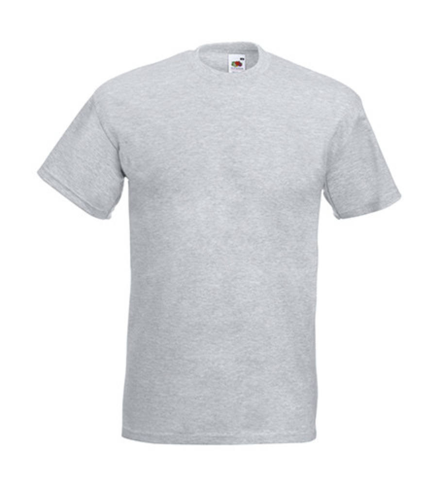 Uniszex póló Rövid ujjú Fruit of the Loom Super Premium Tee - S, Világos grafitszürke