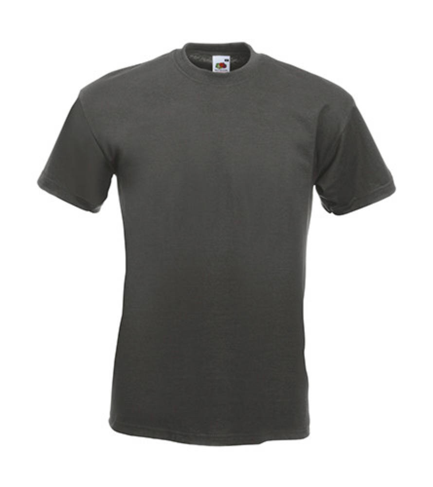 Uniszex póló Rövid ujjú Fruit of the Loom Super Premium Tee - S, Világos grafitszürke
