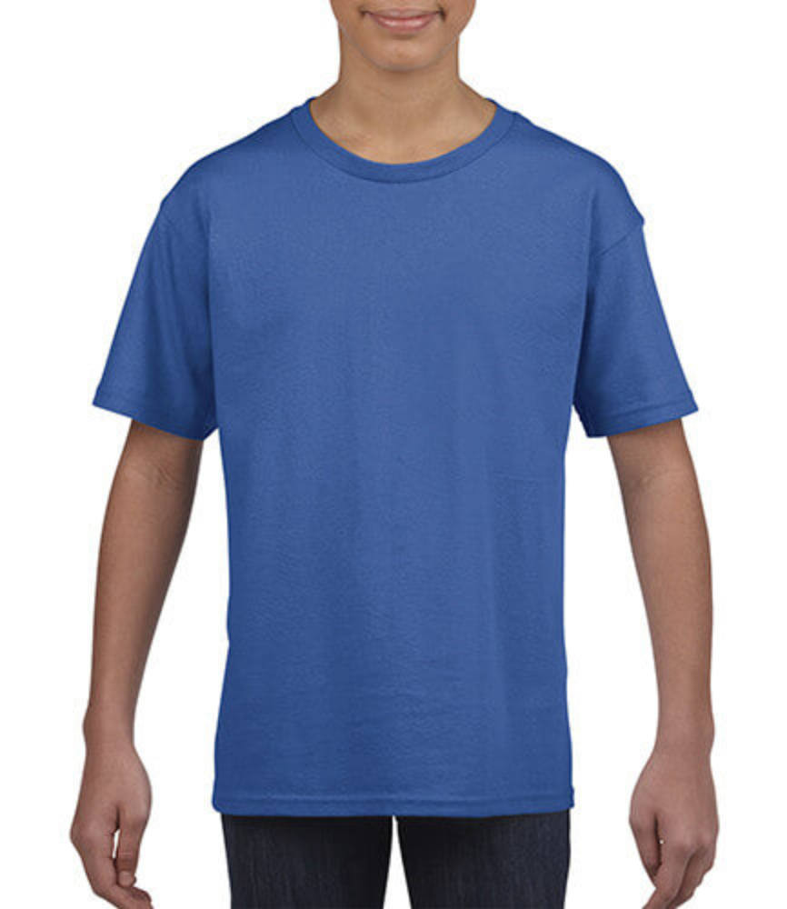 Gyerek póló Rövid ujjú Gildan Softstyle Youth T-Shirt - M (116/134), Narancssárga