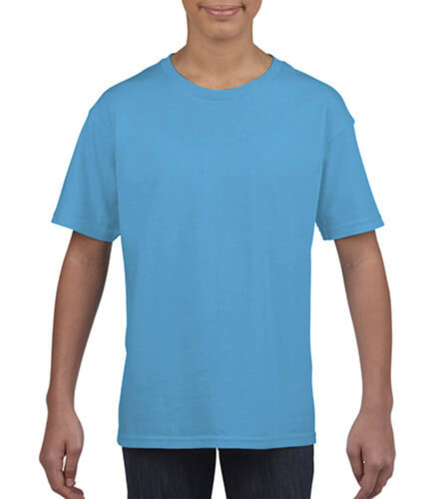 Gyerek póló Rövid ujjú Gildan Softstyle Youth T-Shirt - M (116/134), Narancssárga
