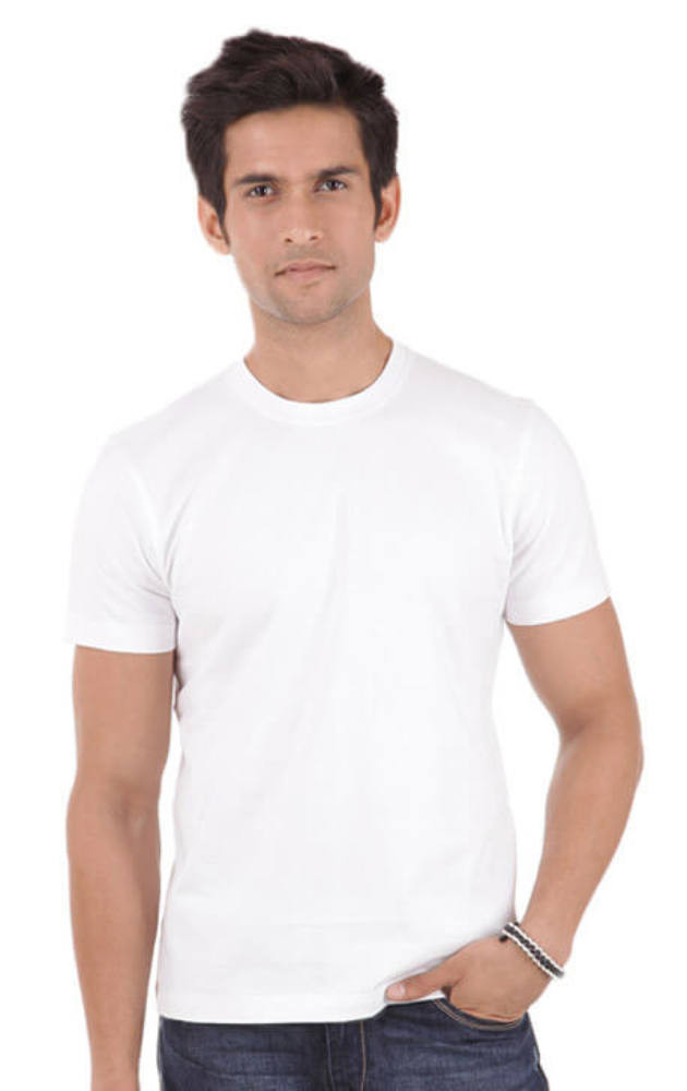 Sima üres férfi póló fehér (5db) - 3XL