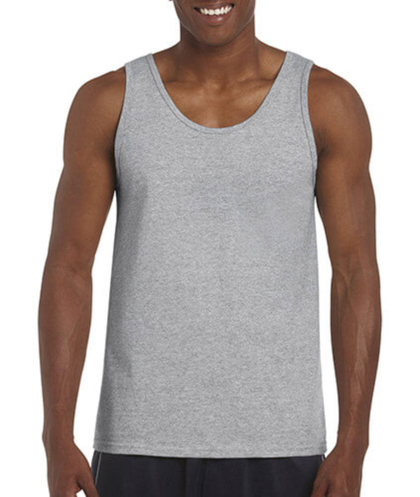 Uniszex póló Ujjatlan Gildan Softstyle Adult Tank Top - L, Szénszürke Uniszex póló Ujjatlan Gildan Softstyle Adult Tank Top - L, Szénszürke