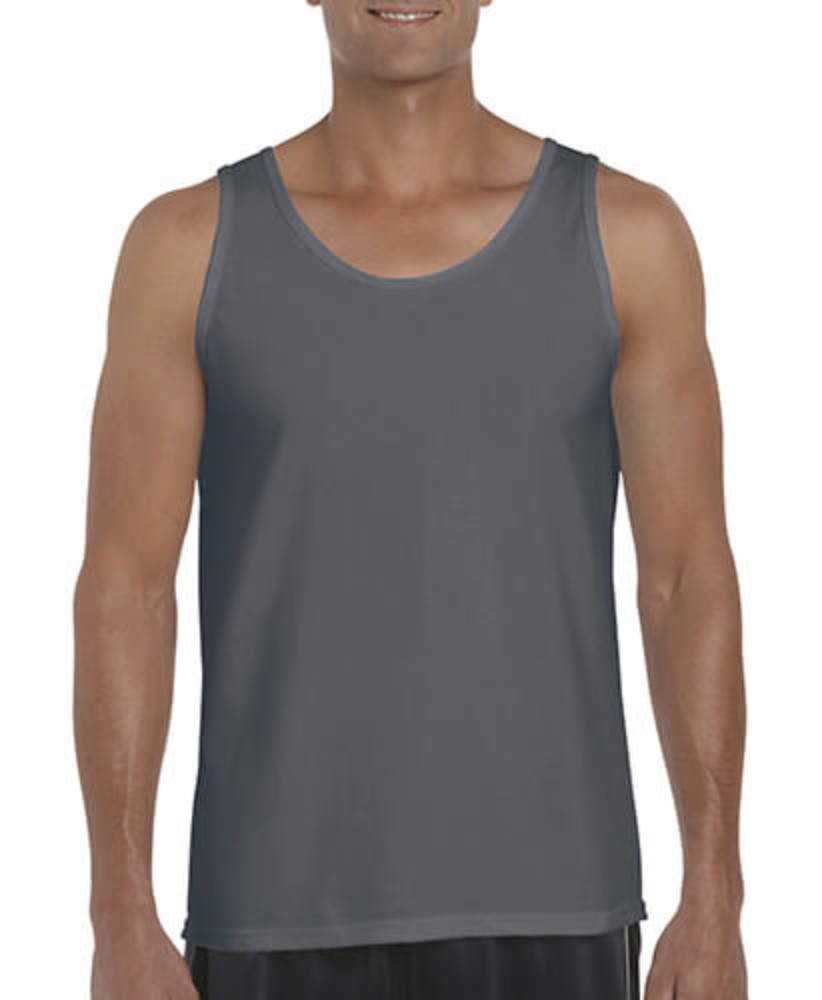 Uniszex póló Ujjatlan Gildan Softstyle Adult Tank Top - L, Szénszürke Uniszex póló Ujjatlan Gildan Softstyle Adult Tank Top - L, Szénszürke