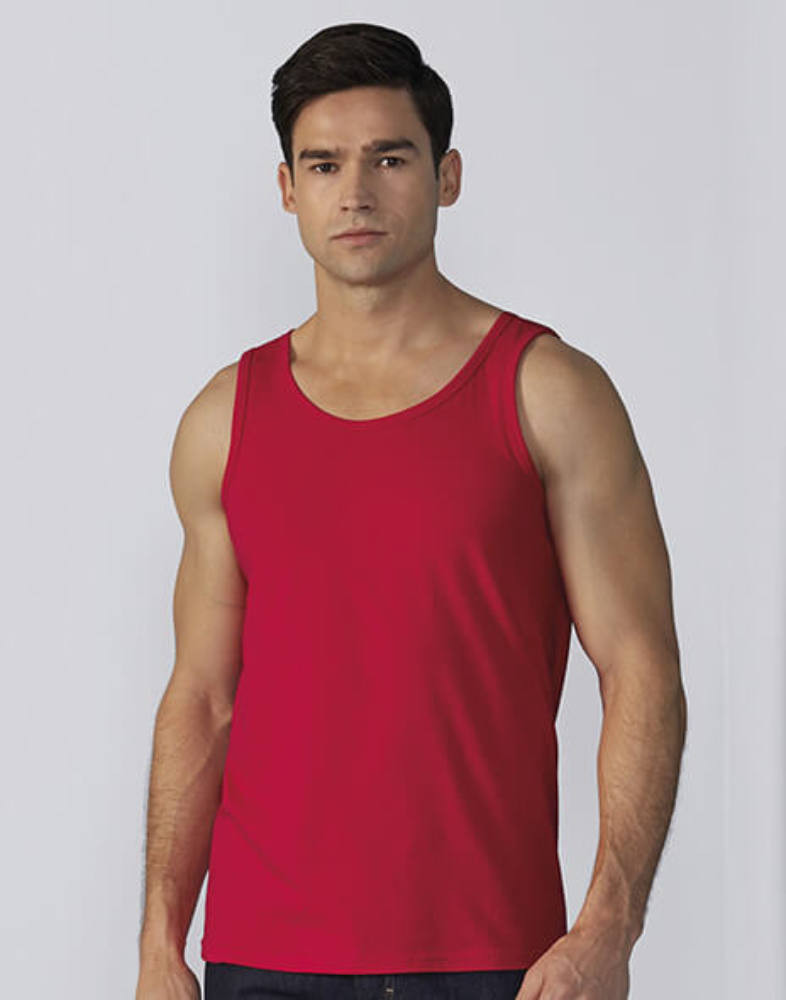 Uniszex póló Ujjatlan Gildan Softstyle Adult Tank Top - L, Szénszürke Uniszex póló Ujjatlan Gildan Softstyle Adult Tank Top - L, Szénszürke