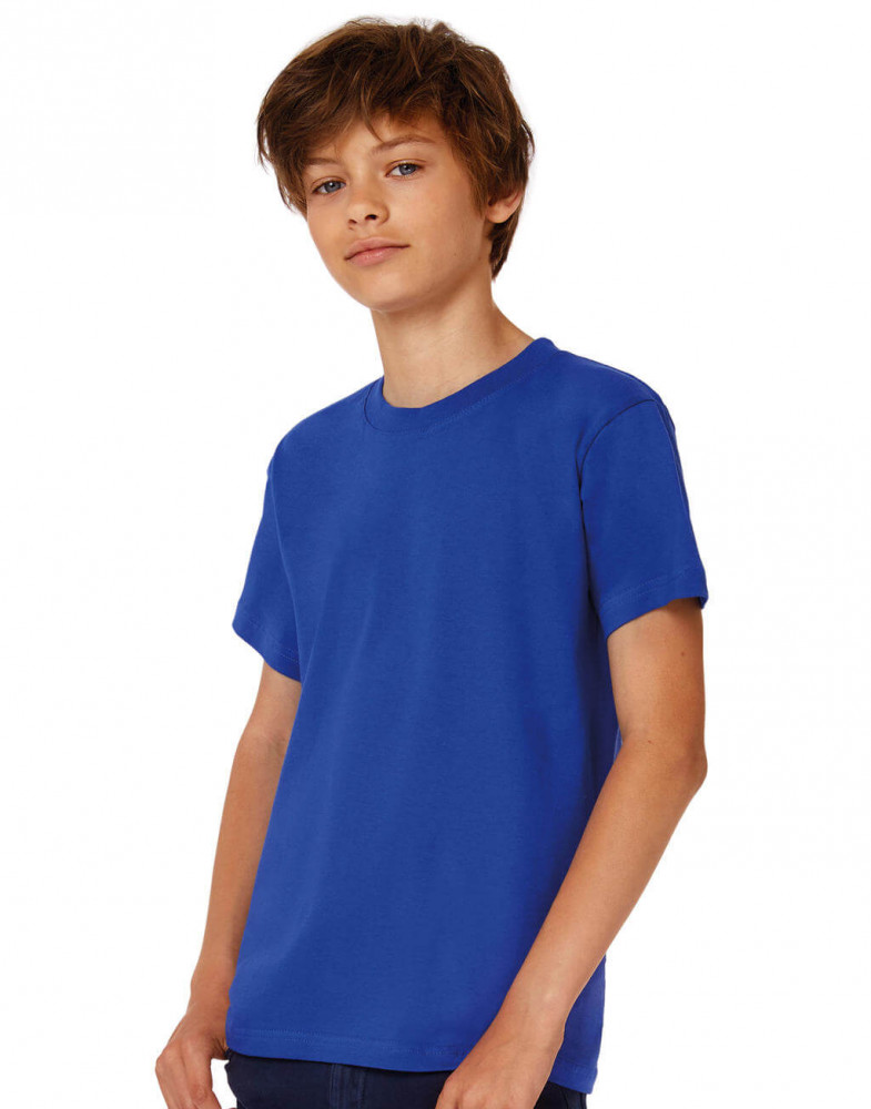 Csomag akciós póló (minimum 3 db) Gyerek rövid ujjú póló B and C Exact 190/kids T-Shirt 9/11 (134/146), Fehér
