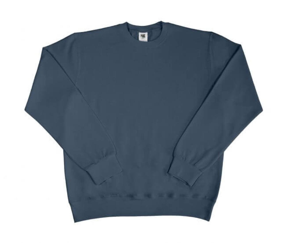 Férfi pulóver hosszú ujjú SG Sweatshirt - 3XL, Fehér
