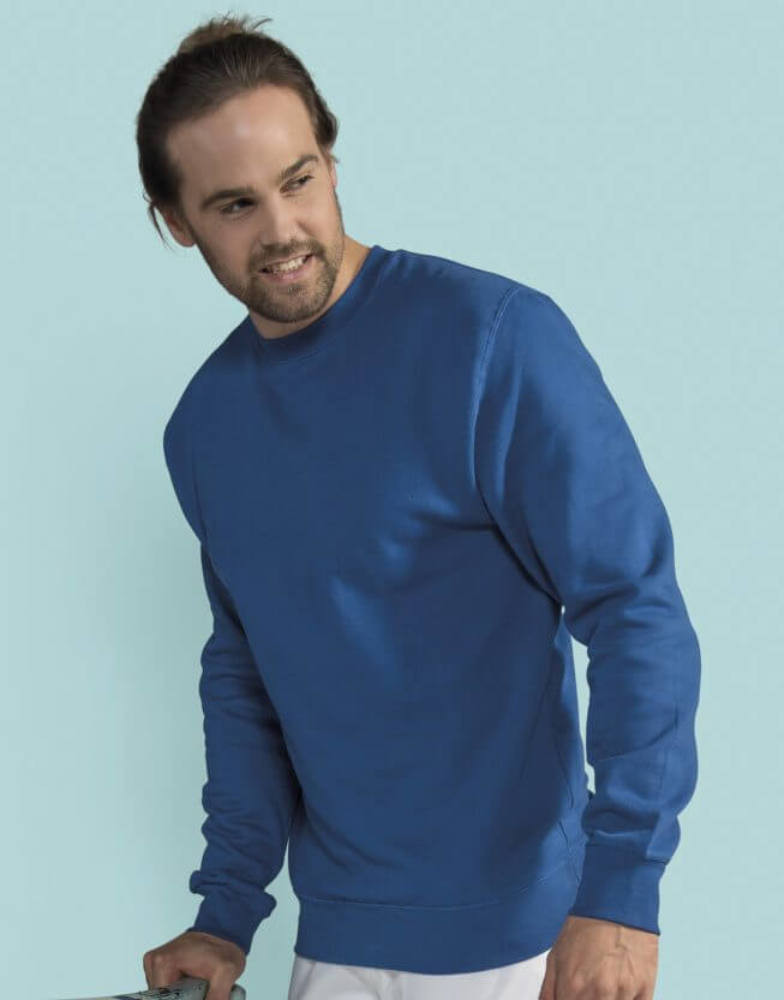 Férfi pulóver hosszú ujjú SG Sweatshirt - M, Ég