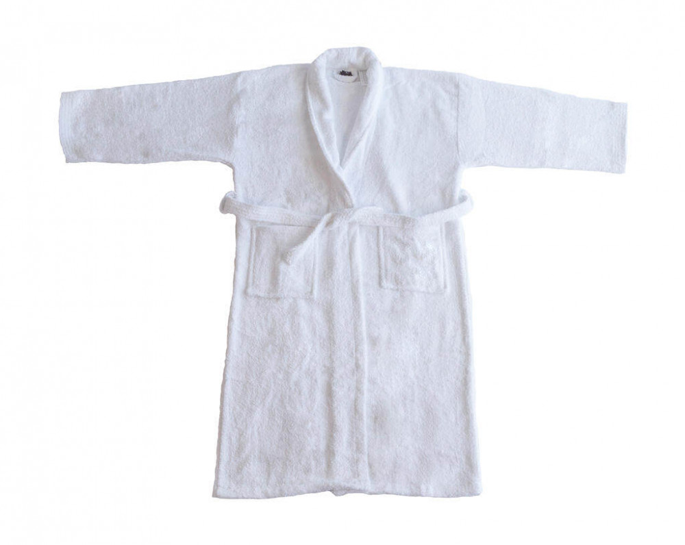 Uniszex köntös Jassz Towels Geneva Bath Robe XS/S, Fehér