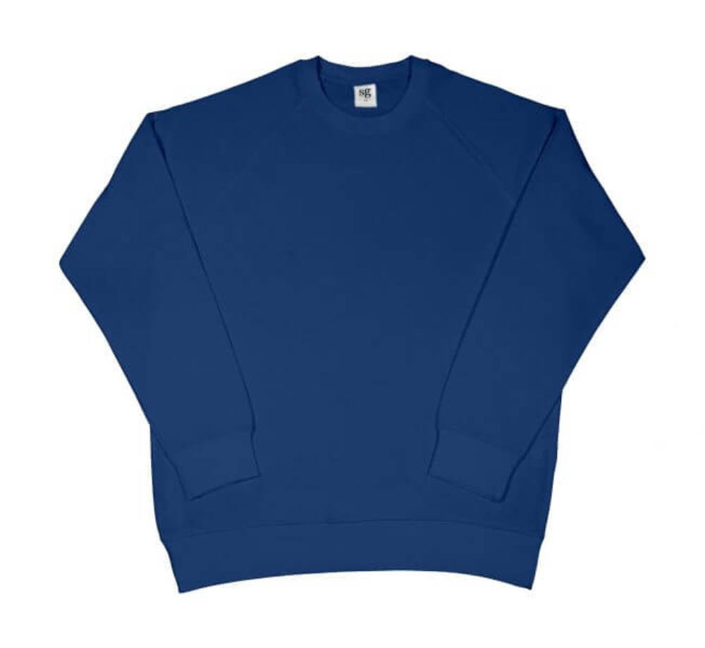 Férfi pulóver hosszú ujjú SG Raglan Sweat - 2XL, Ég