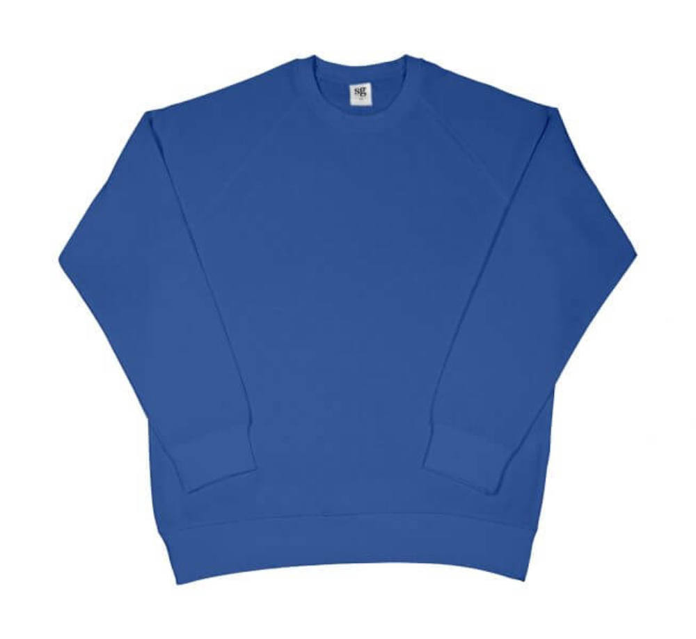 Férfi pulóver hosszú ujjú SG Raglan Sweat - 2XL, Ég