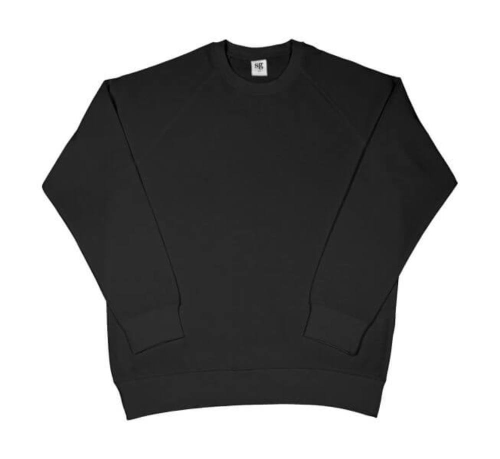 Férfi pulóver hosszú ujjú SG Raglan Sweat - S, Piros