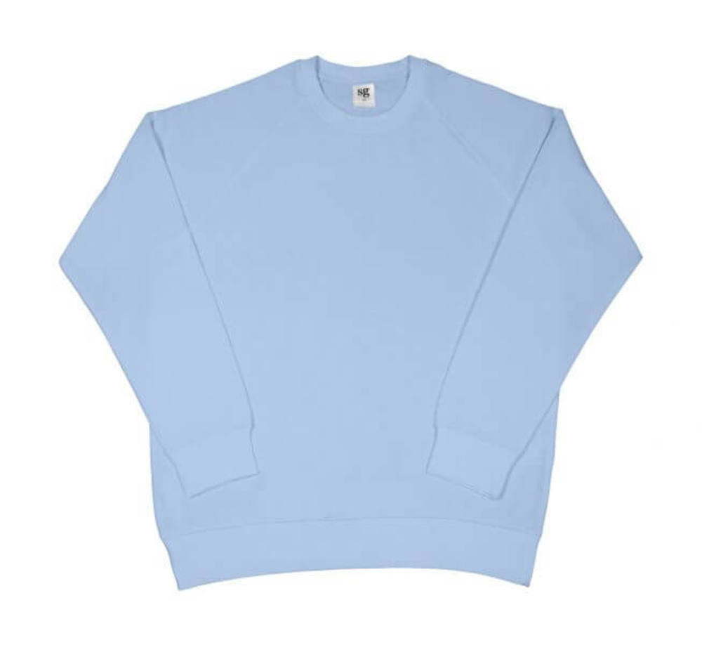 Férfi pulóver hosszú ujjú SG Raglan Sweat - S, Piros