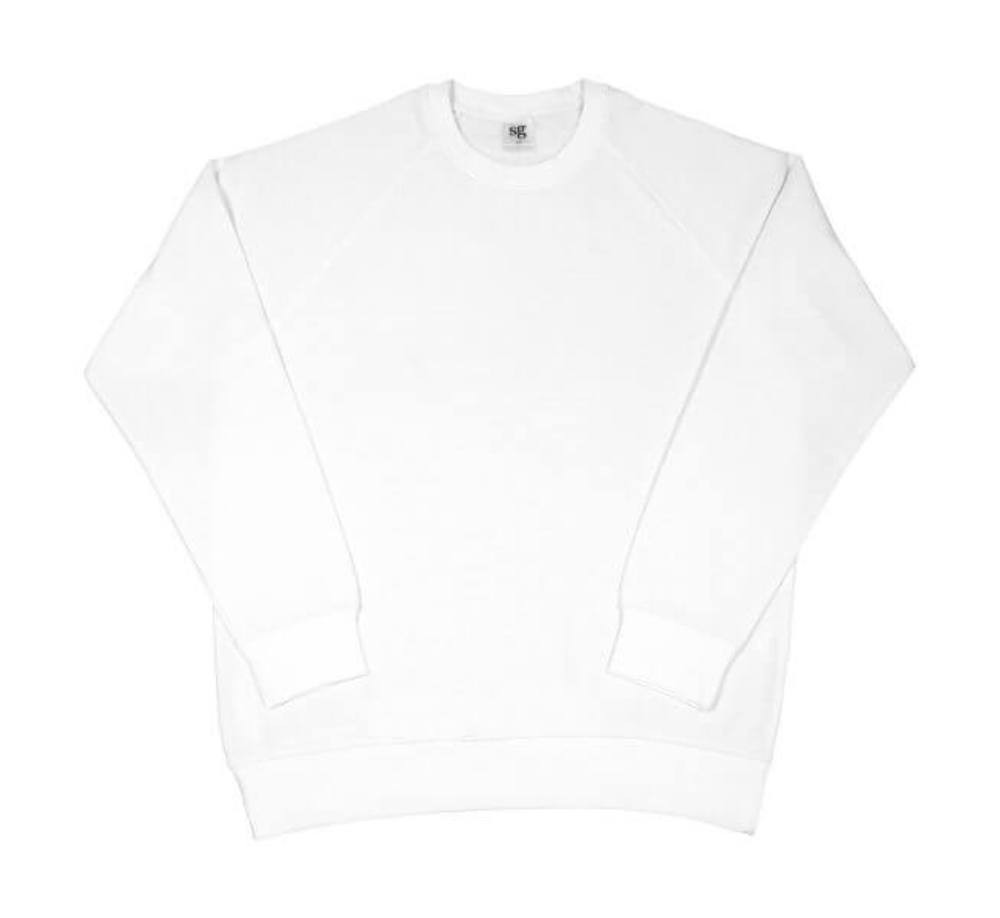 Férfi pulóver hosszú ujjú SG Raglan Sweat - M, Piros