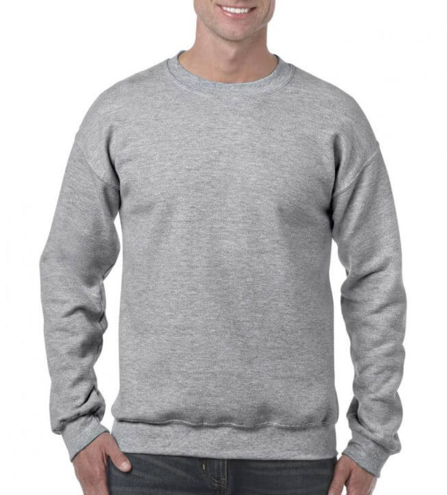 Uniszex Pulóver Hosszú ujjú Gildan Heavy Blend Adult Crewneck Sweat - M, Katonai zöld Uniszex Pulóver Hosszú ujjú Gildan Heavy Blend Adult Crewneck Sweat - M, Katonai zöld
